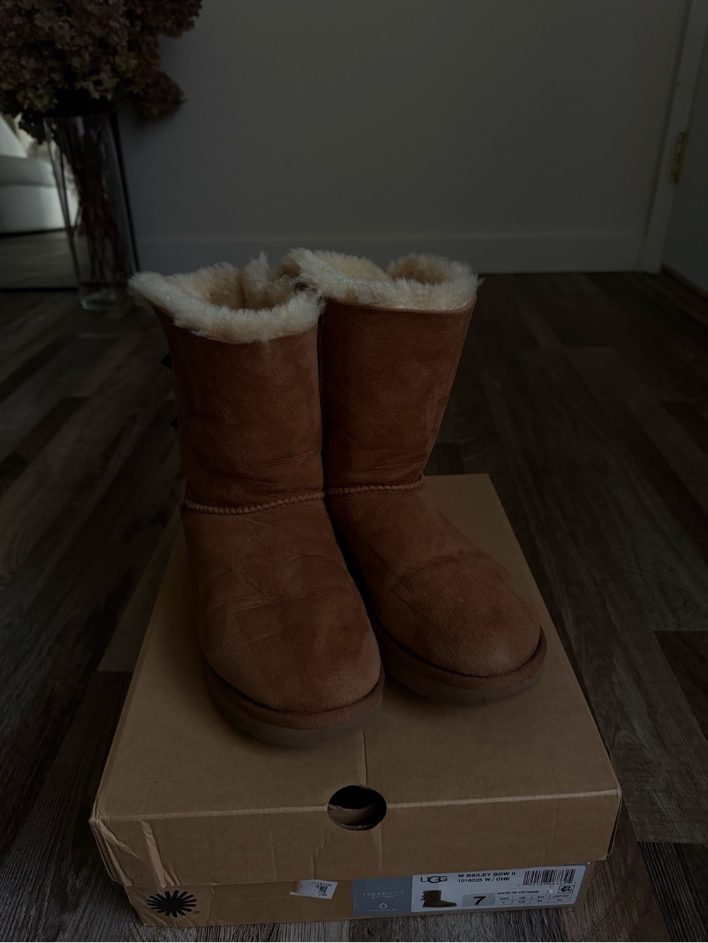 UGG Chestnut Bailey Bow Boots